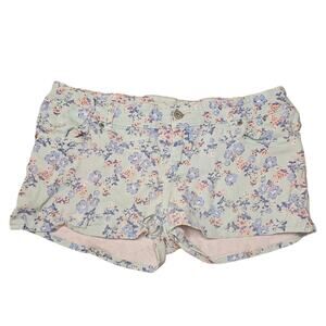 Levi's Shorty Short Shorts Juniors Jeans Floral Size 17 (727)